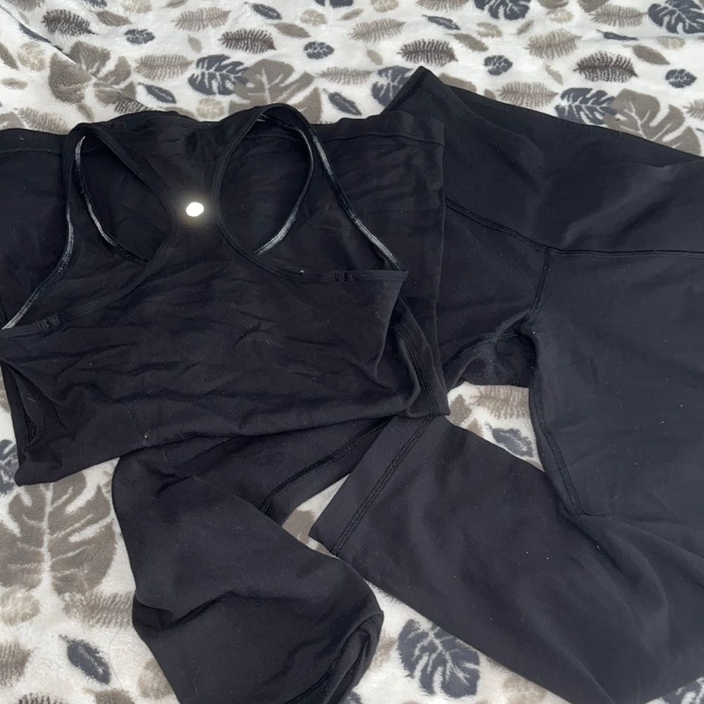 Lululemon Capris and Racerback Tank Size 6